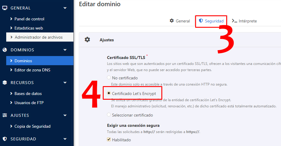 Certificado SSL Let's Encrypt